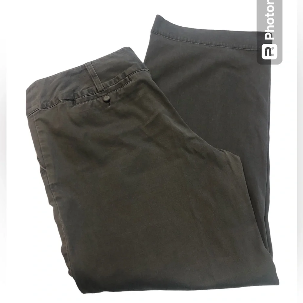 Elle Trouser Pant Low Rise Back Pockets Softy Distressed - Picture 2 of 8